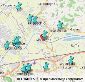 Mappa Via dei Gigli, 50054 Fucecchio FI, Italia (2.738)
