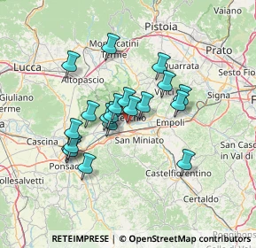Mappa Via dei Gigli, 50054 Fucecchio FI, Italia (11.4405)