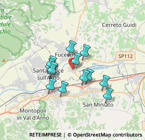 Mappa Via dei Gigli, 50054 Fucecchio FI, Italia (2.64077)