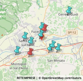 Mappa Via dei Gigli, 50054 Fucecchio FI, Italia (3.20909)