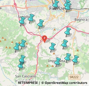 Mappa Vicolo Rose, 50023 Impruneta FI, Italia (5.06563)