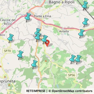 Mappa Via di Tizzano, 50012 Bagno a Ripoli FI, Italia (2.7375)
