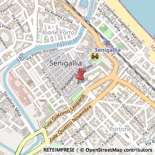Mappa Via Battisti, 66, 60019 Senigallia, Ancona (Marche)