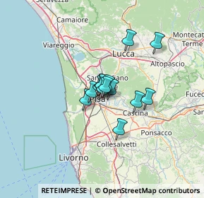 Mappa Via Giovanni Rosini, 56124 Pisa PI, Italia (6.82643)