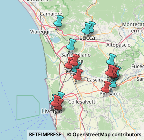 Mappa Via Giovanni Rosini, 56124 Pisa PI, Italia (14.7145)