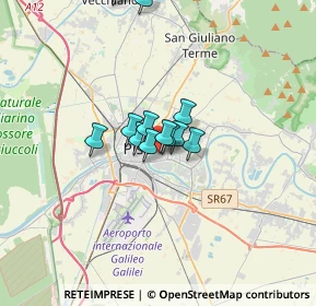 Mappa Piazza Bartolo da Sassoferrato, 56124 Pisa PI, Italia (2.66692)