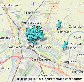 Mappa Piazza Bartolo da Sassoferrato, 56124 Pisa PI, Italia (1.04053)