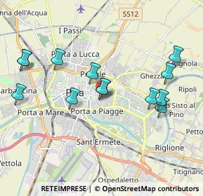 Mappa Piazza Bartolo da Sassoferrato, 56124 Pisa PI, Italia (2.05154)