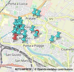 Mappa Piazza Bartolo da Sassoferrato, 56124 Pisa PI, Italia (1.0085)