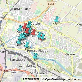 Mappa Via Pasquale Landi, 56124 Pisa PI, Italia (0.9105)