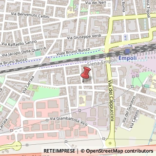 Mappa Via Antonio Meucci, 54, 50053 Empoli, Firenze (Toscana)