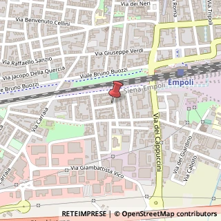 Mappa Via Francesco Bucherelli, 22, 50053 Empoli, Firenze (Toscana)
