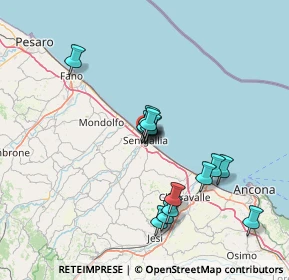 Mappa Via Carlo Pisacane, 60019 Senigallia AN, Italia (12.668)