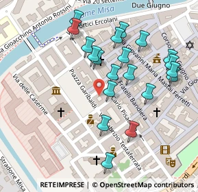 Mappa Via Carlo Pisacane, 60019 Senigallia AN, Italia (0.124)