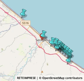 Mappa Via Carlo Pisacane, 60019 Senigallia AN, Italia (4.08733)