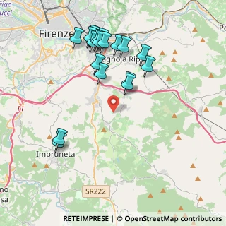 Mappa Via di Lappeggi, 50012 Bagno a Ripoli FI, Italia (4.37316)