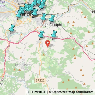 Mappa Via di Lappeggi, 50012 Bagno a Ripoli FI, Italia (6.4485)