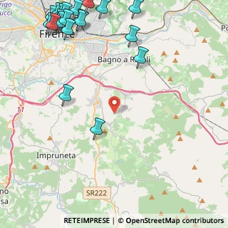 Mappa Via di Lappeggi, 50012 Bagno a Ripoli FI, Italia (6.935)