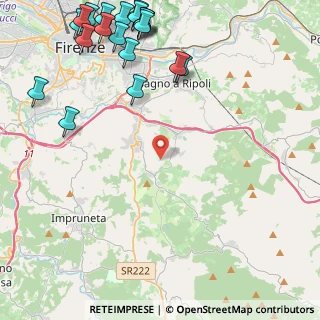 Mappa Via di Lappeggi, 50012 Bagno a Ripoli FI, Italia (6.59)