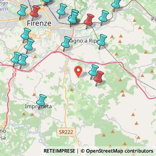 Mappa Via di Lappeggi, 50012 Bagno a Ripoli FI, Italia (6.269)