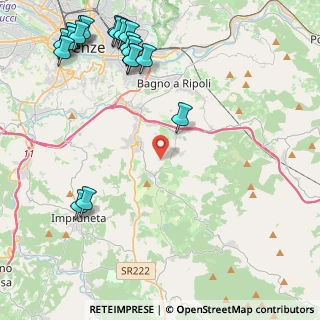 Mappa Via di Lappeggi, 50012 Bagno a Ripoli FI, Italia (6.25421)