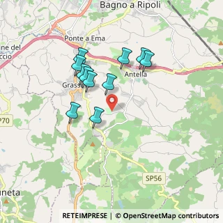 Mappa Via di Lappeggi, 50012 Bagno a Ripoli FI, Italia (1.58818)