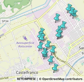 Mappa Via del Platano, 56029 Santa Croce sull'Arno PI, Italia (0.91111)