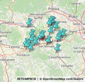 Mappa Via Antonio Meucci, 50054 Fucecchio FI, Italia (10.134)