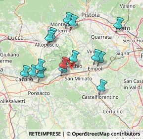 Mappa Via Antonio Meucci, 50054 Fucecchio FI, Italia (14.33933)