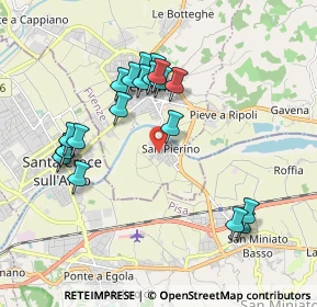 Mappa Via Antonio Meucci, 50054 Fucecchio FI, Italia (1.9415)