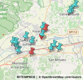 Mappa Via Antonio Meucci, 50054 Fucecchio FI, Italia (4.2375)