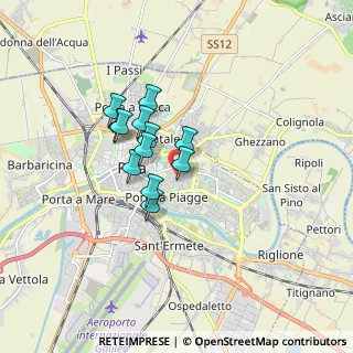 Mappa Via Luca Pacioli, 56124 Pisa PI, Italia (1.23)
