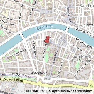 Mappa Via Giuseppe Mazzini, 45, 56125 Pisa, Pisa (Toscana)