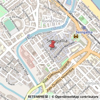 Mappa Via Nazario Sauro,  2, 60019 Senigallia, Ancona (Marche)