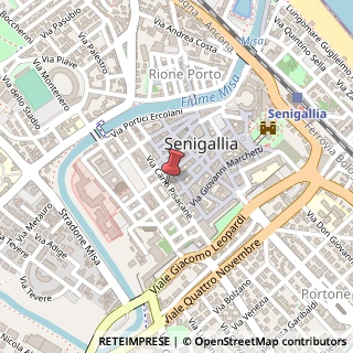 Mappa Via Carlo Pisacane, 44, 60019 Senigallia, Ancona (Marche)