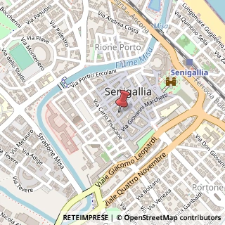 Mappa Piazza Alfonso Lamarmora, 2, 60019 Senigallia, Ancona (Marche)