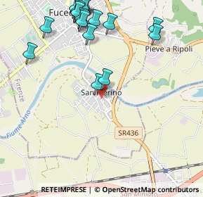 Mappa Via Saminiatese San Pierino, 50054 Fucecchio FI, Italia (1.3635)