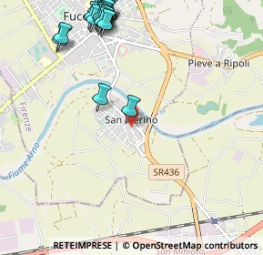 Mappa Via Saminiatese San Pierino, 50054 Fucecchio FI, Italia (1.454)