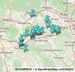 Mappa Via Saminiatese San Pierino, 50054 Fucecchio FI, Italia (11.198)