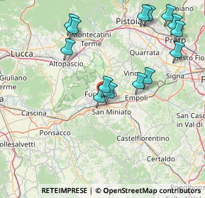 Mappa Via Saminiatese San Pierino, 50054 Fucecchio FI, Italia (17.98857)