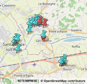 Mappa Via Saminiatese San Pierino, 50054 Fucecchio FI, Italia (2.0565)