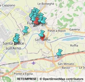 Mappa Via Saminiatese San Pierino, 50054 Fucecchio FI, Italia (1.938)