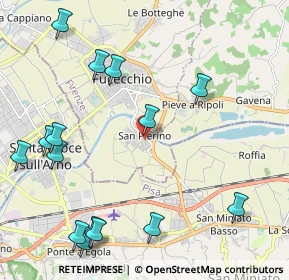 Mappa Via Saminiatese San Pierino, 50054 Fucecchio FI, Italia (2.77)