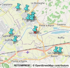 Mappa Via Saminiatese San Pierino, 50054 Fucecchio FI, Italia (2.26636)