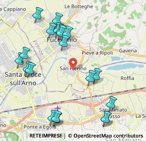 Mappa Via Saminiatese San Pierino, 50054 Fucecchio FI, Italia (2.4945)