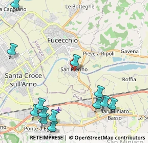 Mappa Via Saminiatese San Pierino, 50054 Fucecchio FI, Italia (2.97615)