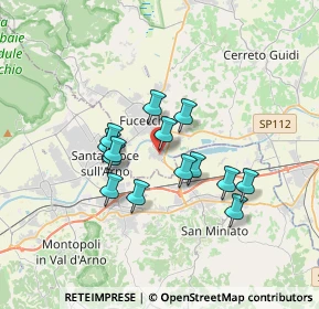 Mappa Via Saminiatese San Pierino, 50054 Fucecchio FI, Italia (2.80286)
