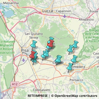 Mappa Via S. Piero, 56011 Calci PI, Italia (6.00938)
