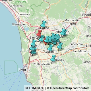 Mappa Via S. Piero, 56011 Calci PI, Italia (9.208)