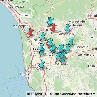 Mappa Via S. Piero, 56011 Calci PI, Italia (11.105)